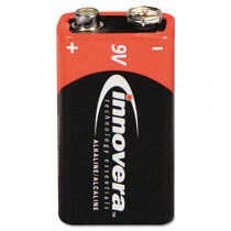 Alkaline Batteries, 9V, 4 Batteries/Pack