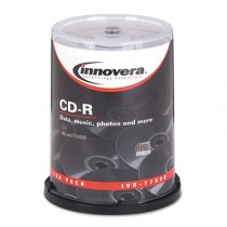 CD-R Discs, 700MB/80min, 52x, Spindle, Silver