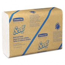 SCOTT Recycled Multifold Hand Towels, 9 1/5 x 9 2/5
