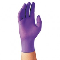 PURPLE NITRILE Exam Gloves, Large, Purple