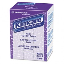 KIMCARE GENERAL Pink Lotion Soap, Peach, 800ml, Bag In Box