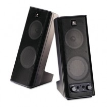X-140 2.0 Speaker System, 4w x 5d x 9-1/2h