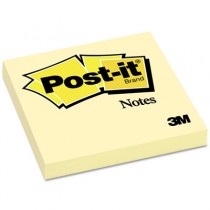 Original Notes, 3 x 3, Canary Yellow, 100 Sheets
