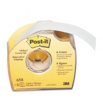 Labeling & Cover-Up Tape,, Non-Refillable, 1" x 700" Roll