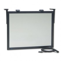 Executive Flat Frame Monitor Filter, 14"-16" CRT, Black