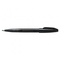 Sign Pen Porous Point Capped Water-Based Pen, Black Ink, Fine, Dozen
