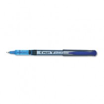 V Razor Point Porous Point Stick Liquid Pen, Blue Ink, Extra Fine