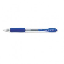 G2 Gel Roller Ball Pen, Retractable, Blue Ink, 0.5mm Extra Fine, Dozen