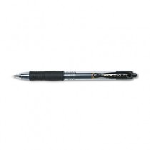 G2 Gel Roller Ball Pen, Retractable, Refillable, Black Ink, 0.7mm Fine