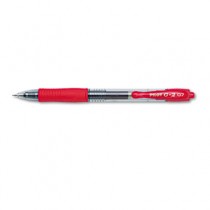G2 Gel Roller Ball Pen, Retractable, Refillable, Red Ink, 0.7mm Fine, Dozen