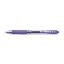 G2 Gel Ink Pen, Retractable, Purple Ink, 0.7mm Fine, Dozen