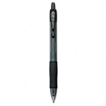 G2 Gel Roller Ball Pen, Retractable, Refillable, Black Ink, 1.0mm Bold, Dozen