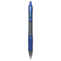 G2 Gel Roller Ball Pen, Retractable, Refillable, Blue Ink, 1.0mm Bold, Dozen