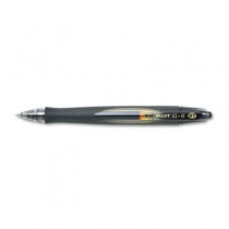 G6 Gel Roller Ball Pen, Retractable, Refillable, Black Ink, 0.7mm Fine