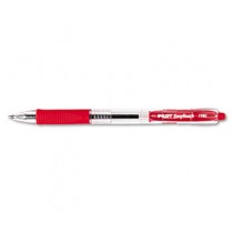 EasyTouch Ballpoint Retractable Pen, Red Ink, Fine, Dozen
