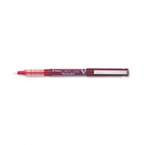 Precise V7 Roller Ball Stick Pen, Needle Pt, Red Ink, 0.7mm Fine, Dozen