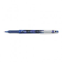 P-500 Gel Roller Ball Stick Pen, Needle Point, Blue Ink, 0.5mm Extra Fine