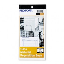 Material Requisition Book, 4 1/4 x 7 7/8, Two-Part Carbonless, 50-Set Book