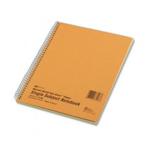Subject Wirebound Notebook, Narrow/Margin Rule, 8 x 10, Green, 80 Sheets