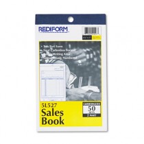 Sales Book, 4 1/4 x 6 3/8, Carbonless Duplicate, 50 Sets/Book