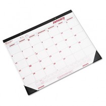 Desk Pad/Wall Calendar, Chipboard, 22 x 17, 2015