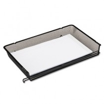 Nestable Mesh Stacking Side Load Legal Tray, Wire, Black