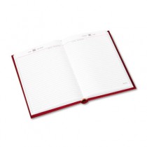 Standard Diary Recycled Daily Reminder, Red, 5 3/4" x 8 1/4"
