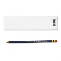 Col-Erase Pencil w/Eraser, Blue Lead, Blue Barrel, Dozen