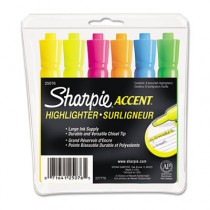 Accent Tank Style Highlighter, Chisel Tip, Assorted Colors