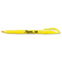 Accent Pocket Style Highlighter, Chisel Tip, Yellow, 12/Pk