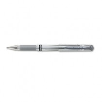 Uniball Gel Impact Roller Ball Capped Gel Pen, Silver Metallic Ink, Medium