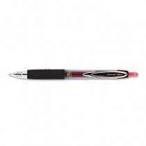 Signo Gel 207 Roller Ball Retractable Gel Pen, Red Ink, Micro Fine, Dozen