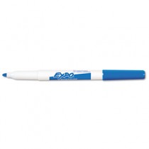 Dry Erase Marker, Fine Point, Blue, Dozen