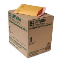 Jiffylite Self-Seal Mailer, Side Seam, #1, 7 1/4 x 12, Golden Brown