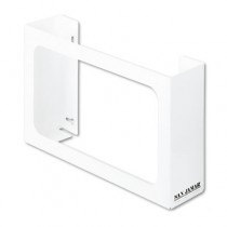 White Enamel Disposable Glove Dispenser, Three-Box, 18w x 3-3/4d x 10h