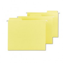 FasTab Hanging File Folders, Letter, Yellow