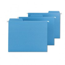 FasTab Hanging File Folders, Letter, Blue