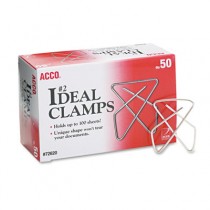 Ideal Clamps, Steel Wire, Small, 1-1/2", Silver, 50/Box