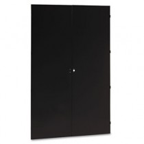 78" High Jumbo Cabinets, Box 1 of 2, 48w x 24d x 78h, Black