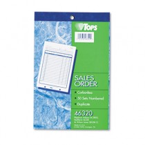 Sales Slip Book, 5 1/2 x 7 7/8, Two-Part Carbonless, 50 Sets/Book