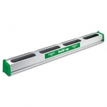 Hold Up Aluminum Tool Rack, 36", Green/Silver