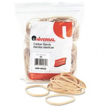 Rubber Bands, Size 32, 3 x 1/8, 185 Bands/1/4lb Pack