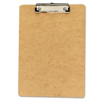 Clipboard, 1/2" Capacity, Holds 8-1/2w x 12h, Brown, 6/Pack