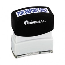 Message Stamp, for DEPOSIT ONLY, Pre-Inked/Re-Inkable, Blue