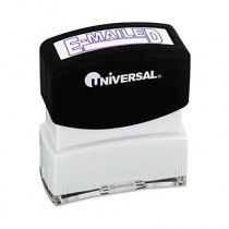 Message Stamp, E-MAILED, Pre-Inked/Re-Inkable, Blue