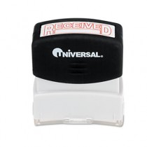 Message Stamp, RECEIVED, Pre-Inked/Re-Inkable, Red