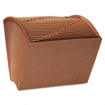 Leather-Like Expanding File, Open Top, 12 x 10, 1-31, Letter, Redrope