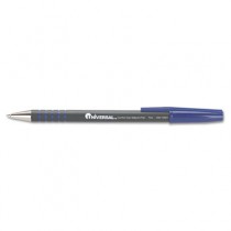 Comfort Grip Ballpoint Stick Pen, Blue Ink, Fine, Dozen