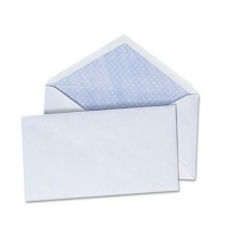 Security V-Flap Envelope, 3 5/8 x 6 1/2, White, 250/Box