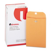 Kraft Clasp Envelope, Side Seam, 28lb, 6 x 9, Light Brown, 100/Box